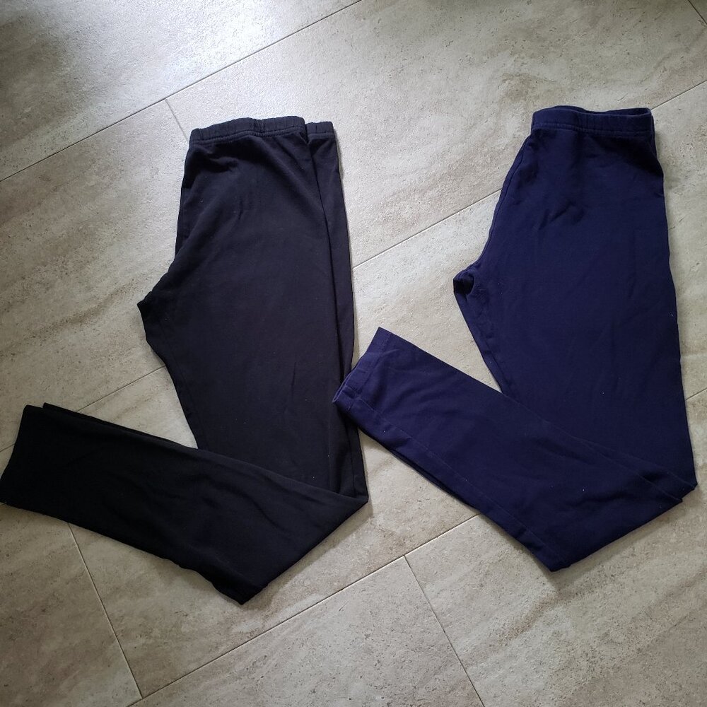 Black and Navy Leggings